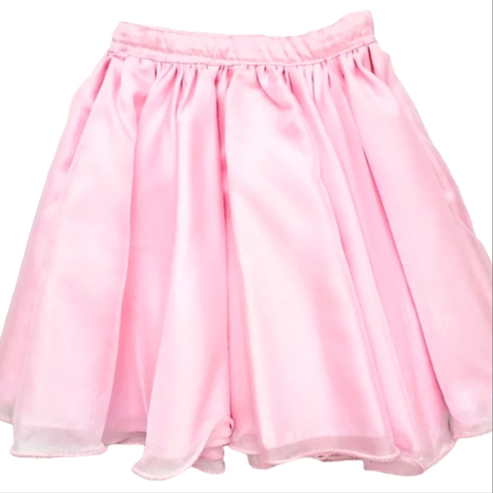 Custom Pink Chiffon Embroidered Rhinestone/Beaded Party/Pageant  2pc Dress